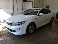 Salvage cars for sale at Madisonville, TN auction: 2017 KIA Optima Hybrid