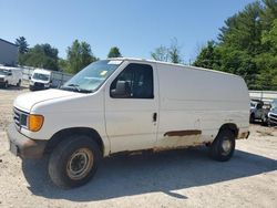 Salvage trucks for sale at Mendon, MA auction: 2006 Ford Econoline E250 Van