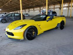 Salvage cars for sale at Phoenix, AZ auction: 2017 Chevrolet Corvette Z06 3LZ