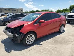 Salvage cars for sale from Copart Wilmer, TX: 2012 KIA Rio LX