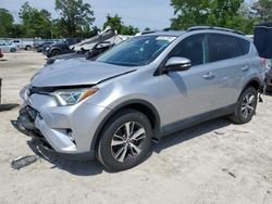 Salvage cars for sale at Hampton, VA auction: 2017 Toyota Rav4 XLE