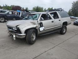 Salvage cars for sale at Woodburn, OR auction: 1999 Chevrolet Suburban K2500