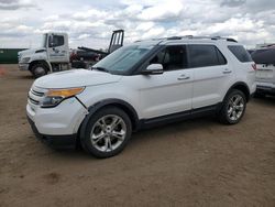 Salvage cars for sale at Brighton, CO auction: 2015 Ford Explorer Limited