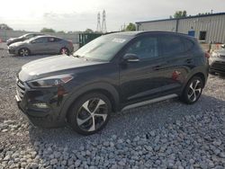 Salvage cars for sale at Barberton, OH auction: 2017 Hyundai Tucson Limited