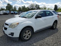 Salvage cars for sale from Copart Portland, OR: 2012 Chevrolet Equinox LS