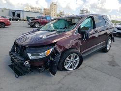 Salvage cars for sale at New Orleans, LA auction: 2017 Ford Edge SEL