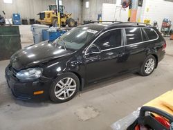 Salvage cars for sale from Copart Blaine, MN: 2012 Volkswagen Jetta TDI