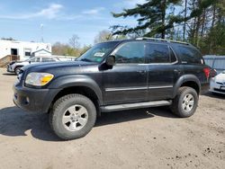 Salvage cars for sale from Copart Lyman, ME: 2005 Toyota Sequoia Limited