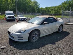 Salvage cars for sale from Copart Finksburg, MD: 2002 Mitsubishi Eclipse Spyder GT
