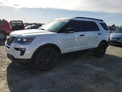 Salvage cars for sale from Copart Antelope, CA: 2018 Ford Explorer Sport