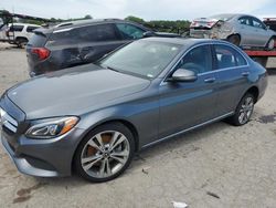 Salvage cars for sale at Sikeston, MO auction: 2017 Mercedes-Benz C 300 4matic