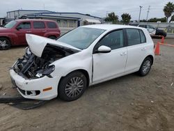 Salvage cars for sale from Copart San Diego, CA: 2013 Volkswagen Golf