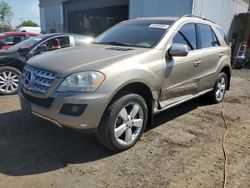 Mercedes-Benz salvage cars for sale: 2010 Mercedes-Benz ML 350 4matic