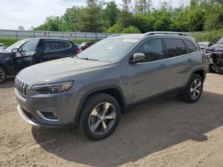 Salvage cars for sale at Davison, MI auction: 2020 Jeep Cherokee Limited