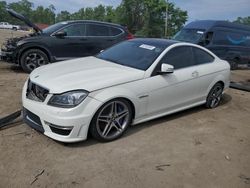 Mercedes-Benz c-Class salvage cars for sale: 2012 Mercedes-Benz C 63 AMG