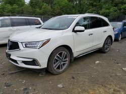 Acura mdx Advance salvage cars for sale: 2017 Acura MDX Advance