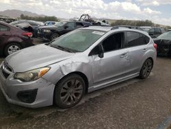 Salvage cars for sale at Las Vegas, NV auction: 2013 Subaru Impreza Sport Limited