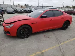 Salvage cars for sale at Los Angeles, CA auction: 2017 Maserati Ghibli