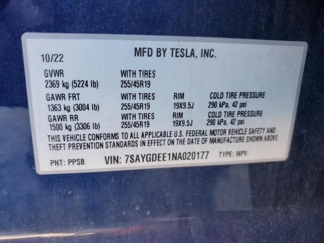 2022 Tesla Model Y