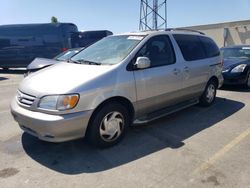 Salvage cars for sale at Hayward, CA auction: 2001 Toyota Sienna LE