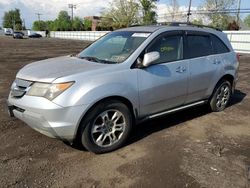 Salvage cars for sale at New Britain, CT auction: 2007 Acura MDX Technology
