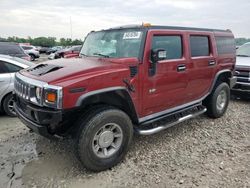 Salvage cars for sale at Cahokia Heights, IL auction: 2005 Hummer H2