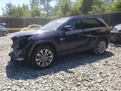 Salvage cars for sale at Waldorf, MD auction: 2019 Toyota Rav4 XLE Premium