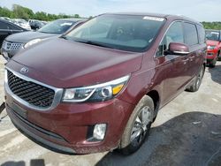Salvage cars for sale from Copart Cahokia Heights, IL: 2015 KIA Sedona EX