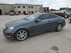Salvage cars for sale at Wilmer, TX auction: 2013 Mercedes-Benz C 250