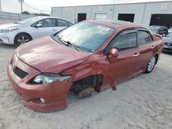 Salvage cars for sale at Jacksonville, FL auction: 2010 Toyota Corolla Base