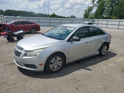 Vehiculos salvage en venta de Copart Dunn, NC: 2012 Chevrolet Cruze LS