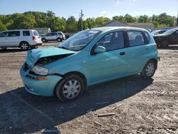 Salvage cars for sale at York Haven, PA auction: 2005 Chevrolet Aveo LT