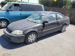 Honda salvage cars for sale: 1998 Honda Civic DX