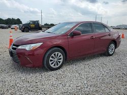 Salvage cars for sale at Temple, TX auction: 2017 Toyota Camry LE