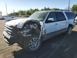 Salvage cars for sale at Denver, CO auction: 2011 Ford Expedition EL XLT