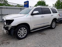 Salvage cars for sale at Walton, KY auction: 2019 Toyota Sequoia Platinum
