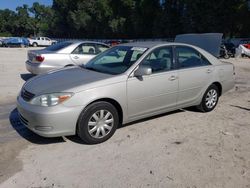 Salvage cars for sale from Copart Ocala, FL: 2004 Toyota Camry LE