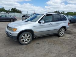 Salvage cars for sale from Copart Newton, AL: 2003 BMW X5 3.0I