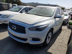 Salvage cars for sale from Copart Martinez, CA: 2016 Infiniti QX60
