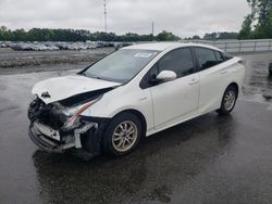 Salvage cars for sale at Dunn, NC auction: 2016 Toyota Prius