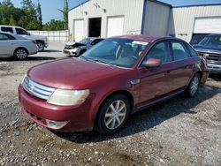 Salvage cars for sale from Copart Savannah, GA: 2008 Ford Taurus SEL