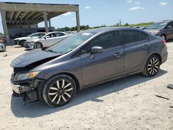 Salvage cars for sale from Copart West Palm Beach, FL: 2014 Honda Civic EXL