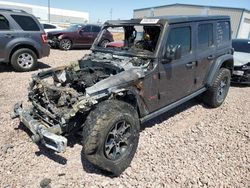 Jeep salvage cars for sale: 2018 Jeep Wrangler Unlimited Rubicon