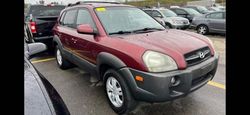Salvage cars for sale at North Billerica, MA auction: 2007 Hyundai Tucson SE