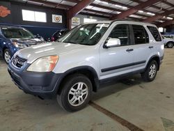 Salvage cars for sale from Copart East Granby, CT: 2003 Honda CR-V EX
