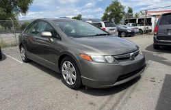 Salvage cars for sale from Copart Magna, UT: 2007 Honda Civic LX