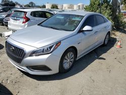 Salvage cars for sale at Martinez, CA auction: 2016 Hyundai Sonata Hybrid