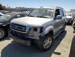 Salvage cars for sale at Martinez, CA auction: 2004 Toyota Sequoia SR5