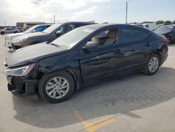 Salvage cars for sale from Copart Grand Prairie, TX: 2019 Hyundai Elantra SE