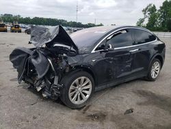 Tesla Model x salvage cars for sale: 2017 Tesla Model X